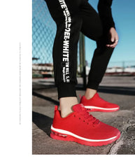 Red Air Running Sneakers – Ultra-Light Breathable Trail Shoes (Up to Size 47)