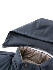 Men’s Thick Warm Cotton Jacket – Autumn Winter Business Casual Coat