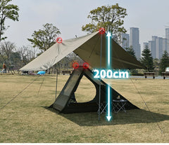 Airy Mesh Ultralight 1-Person Tent – Quick Setup Mosquito-Proof Camping Shelter