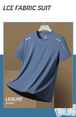 CHRLCK Men’s Quick-Dry Sports T-Shirt – Summer Outdoor