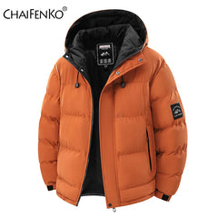 Men’s Winter Windproof Thick Hooded Parka