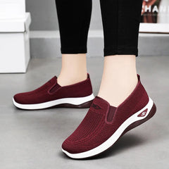 Women’s Breathable Sports Sneakers – Lightweight Anti-Slip Walking Shoes