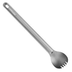 Titanium Long Handle Spork – Lightweight Camping & Backpacking Cutlery