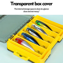 10-Cell Double-Sided Fishing Tackle Box – Durable Bait & Tool Organizer