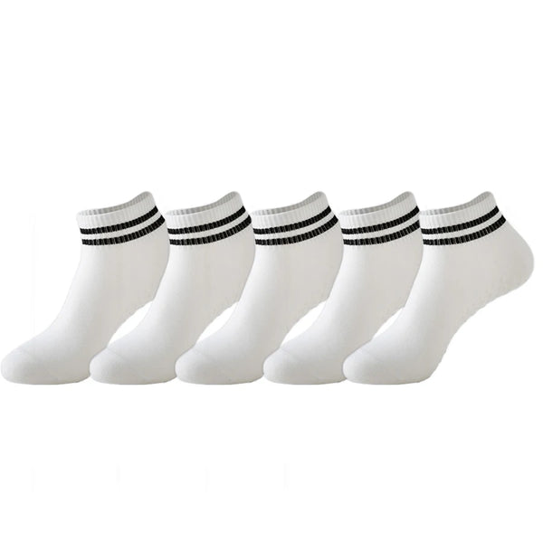 5 Pairs Women’s Non-Slip Grip Socks – Yoga & Pilates