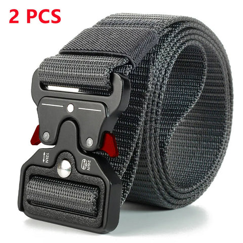 Unisex Tactical Nylon Belt with Quick Release Buckle