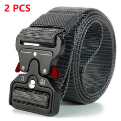 Unisex Tactical Nylon Belt with Quick Release Buckle