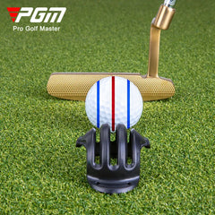 PGM Golf Ball Line Marker Tool with 2 Marker Pens – Alignment & Putting Guide