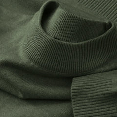 Men’s Autumn Mock Turtleneck Knit Sweater