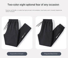 Men’s Autumn/Winter Thick Velvet Warm Sports Pants