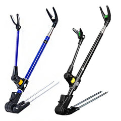 Stainless Steel Telescopic Fishing Rod Holder – Dual-Purpose Bracket (1.7M/2.1M/2.4M)