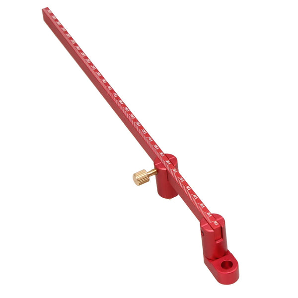 Aluminum Scribing Gauge & Center Finder – 32cm Woodworking Circle Ruler