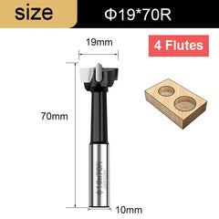 Tideway Forstner Gang Drill Bit – 70mm Alloy Hole Opener
