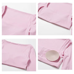 Women’s Quick-Dry Square Neck Gym Top