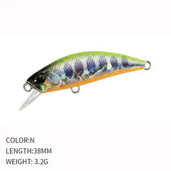 38mm Mini Sinking Minnow Fishing Lure