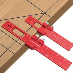 Precision T-Type Pocket Ruler – Inch & Metric Measuring Tool