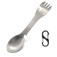 5-in-1 Tactical Spork – Stainless Steel Multi-Tool Camping Utensil