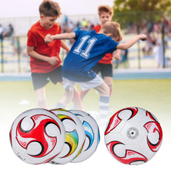 Size 3/4 Machine-Stitched Soccer Ball – Outdoor Training & Match Football