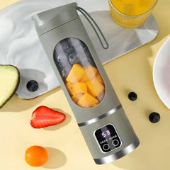 Portable Wireless USB Mini Juicer Blender 450ml Fruit Mixer Cup