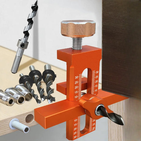2-in-1 Cabinet Door Installation Positioner – Mounting Jig for 6/8/10mm Panels