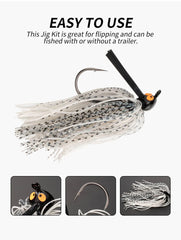 WALK FISH Spinner & Chatter Bait – 7g/10g/14g Weedless Bass Fishing Lure