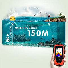 Lucky FF1108-1CWLA Rechargeable Wireless Sonar Fish Finder