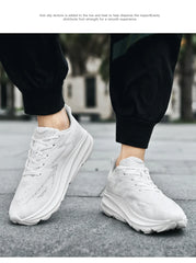 Men & Women Carbon Plate Running Shoes – Lightweight Breathable Athletic Sneakers