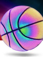Luminous Holographic Glow Basketball