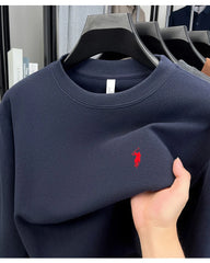 Luxury Men’s Autumn Long Sleeve Embroidered Sweatshirt