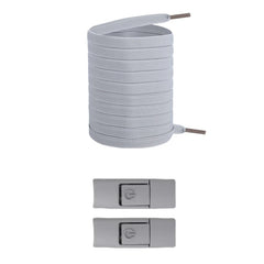 Elastic No-Tie Shoelaces with Press Lock