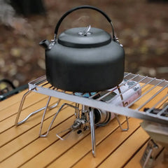 Portable Folding Campfire Grill Stand – Multifunction Outdoor BBQ Rack & Stove Support