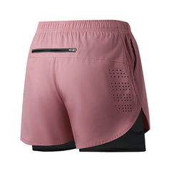 Men's Quick-Dry Double Layer Running Shorts