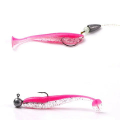 10-Pcs T-Tail Soft Fishing Baits
