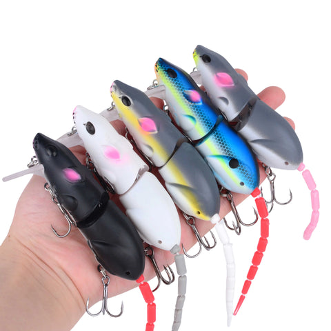 5-Pcs Mouse Floating Fishing Lures