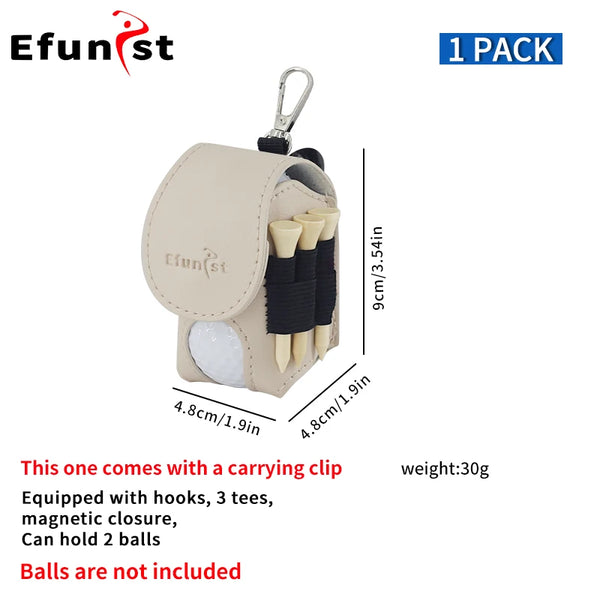 Efunist Magnetic Golf Waist Bag – Ball & Tee Holder