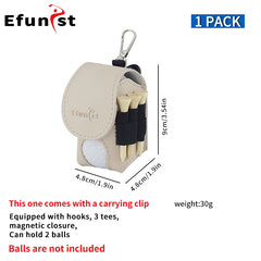 Efunist Magnetic Golf Waist Bag – Ball & Tee Holder