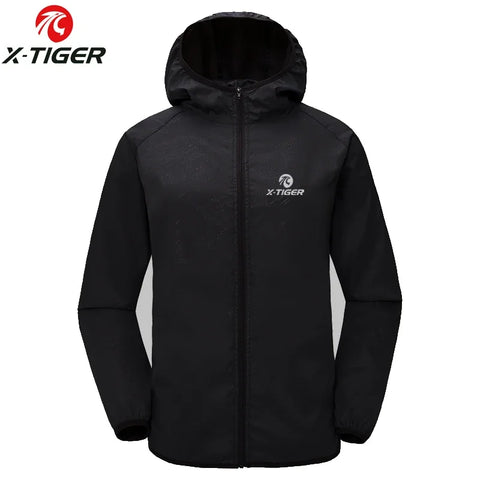 X-TIGER Windproof Cycling Jacket – Lightweight Reflective MTB Windcoat