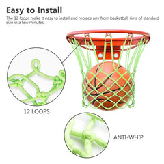 Glow-in-the-Dark Basketball Net
