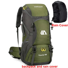 50L Waterproof Hiking Backpack – Large Travel Rucksack for Camping, Climbing & Outdoor Sports
