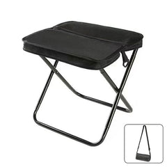 Foldable Backpack Stool – Portable Outdoor Fishing & Camping Chair with Storage Bag