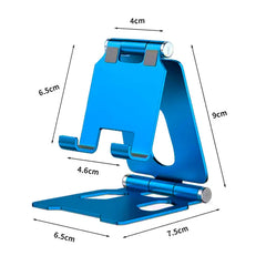 Aluminum Alloy Folding Phone Stand – Portable Desktop Holder for iPhone