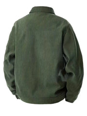 2025 Men’s Autumn Corduroy Lapel Jacket – Japanese Style Loose Trendy Coat