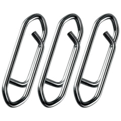 50-Pcs Stainless Steel Fishing Snap Clips