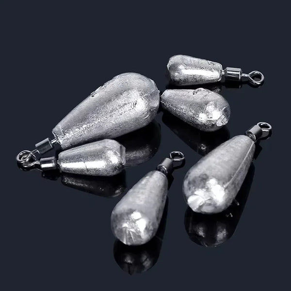 10PCS Fishing Weights Sinker Set – Water Drop Tackle Accessories 3.5g–20g