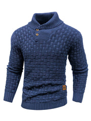 Men’s Winter Knitted Crew Neck Pullover