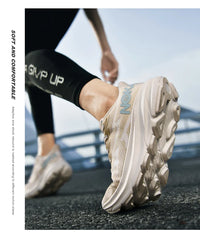 Men & Women Carbon Plate Running Shoes – Lightweight Breathable Athletic Sneakers