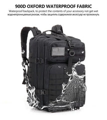 30L/50L Tactical Backpack – MOLLE Outdoor Hiking & Hunting Travel Bag