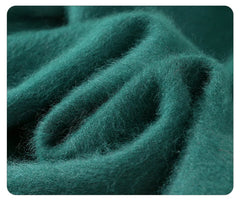 Women’s Mink Cashmere Pullover Sweater – High Collar