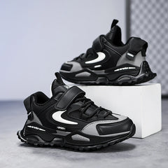 Kids PU Leather Fashion Sneakers