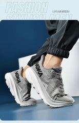 Men & Women Carbon Plate Running Shoes – Lightweight Breathable Athletic Sneakers